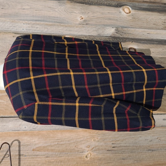 Vintage Oversized Boxy Plaid Blazer - Picture 11 of 11